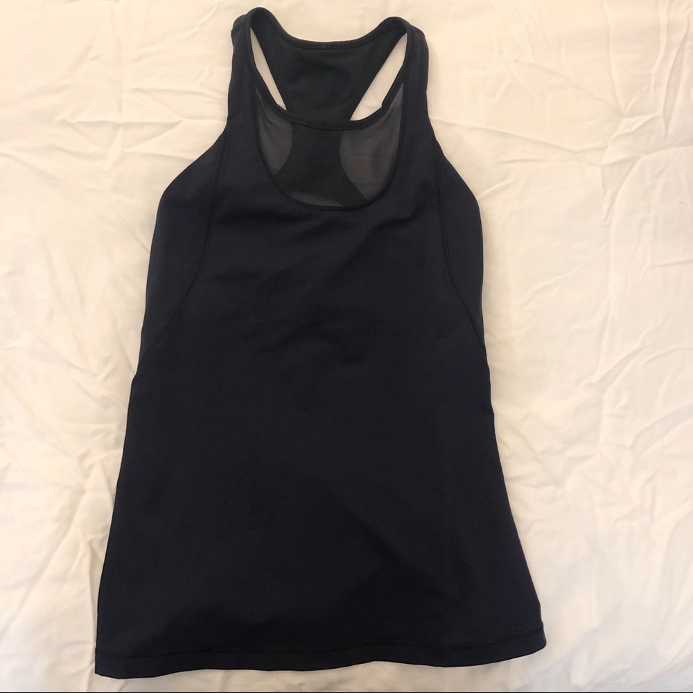 Lululemon Navy Blue Mesh Racerback